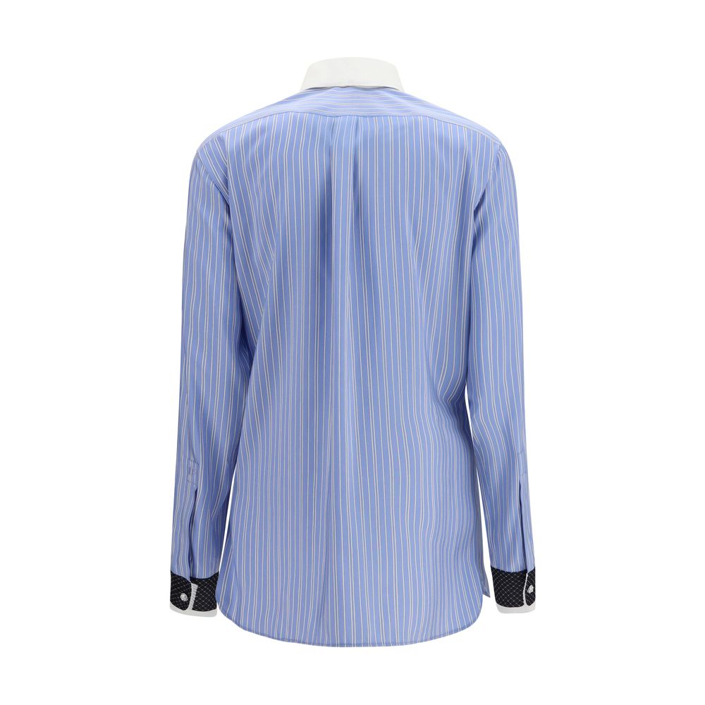Tom Ford Blue Silk Dress Shirt