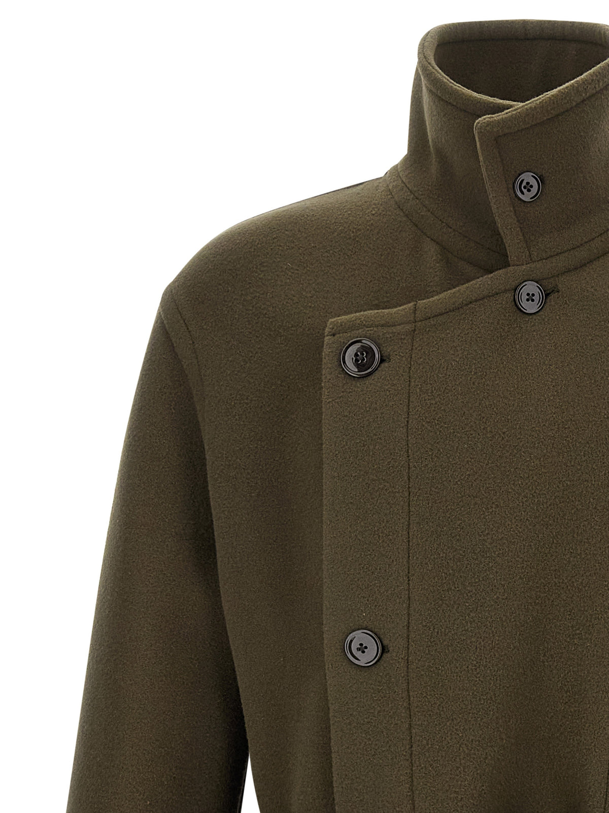 Lemaire Bicolor Wool Coat
