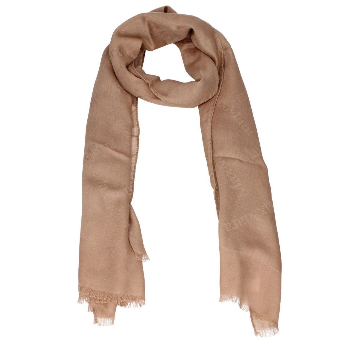 Max Mara Pink Wool Foulard