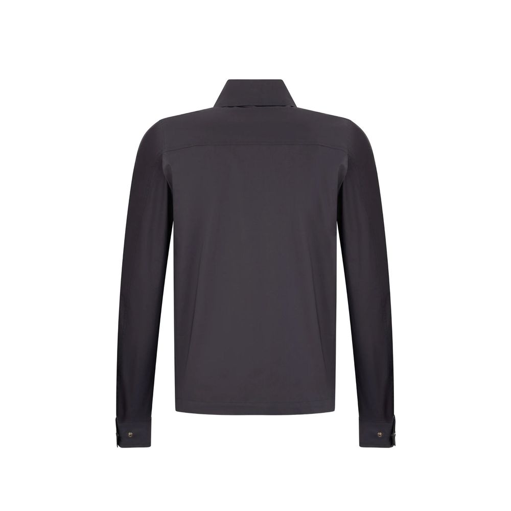Herno Blue Cotton Shell Jacket