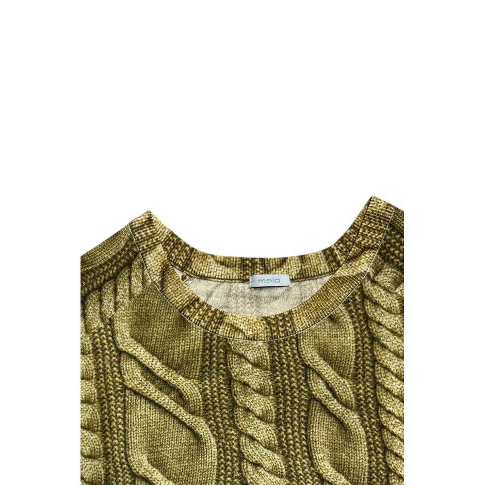 Malo Green Wool Men's Sweater