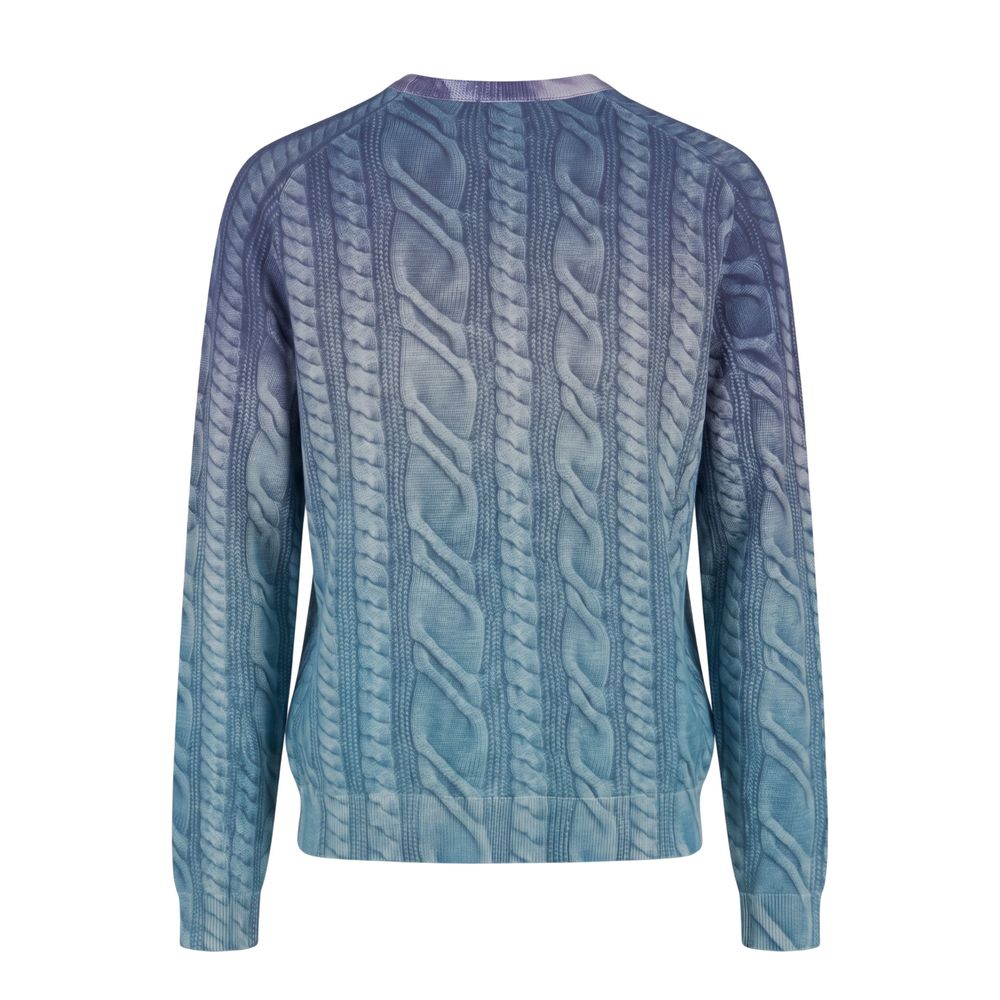 Malo Blue Wool Men's Sweater