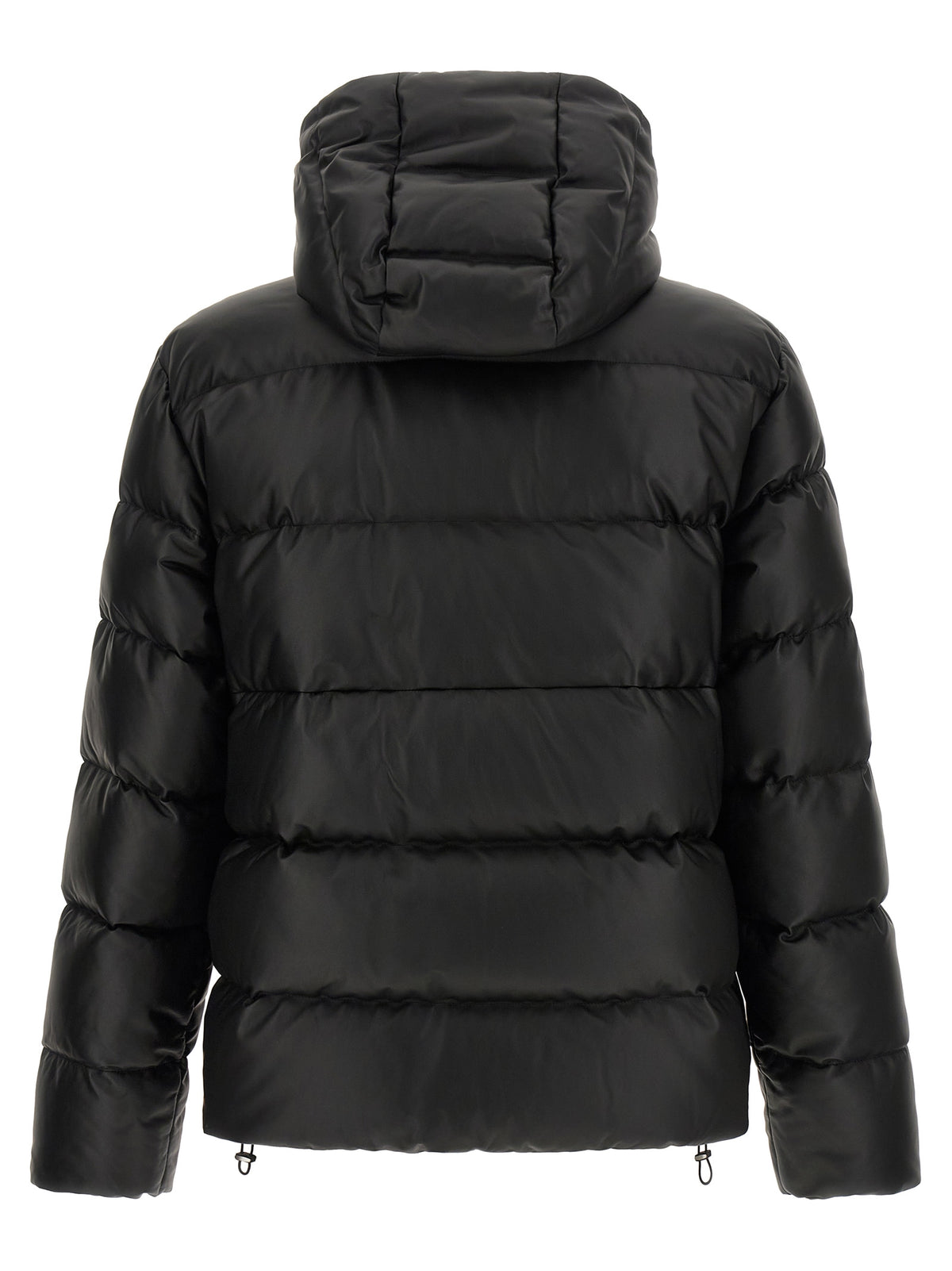 Moncler Black Leather Leather Jacket