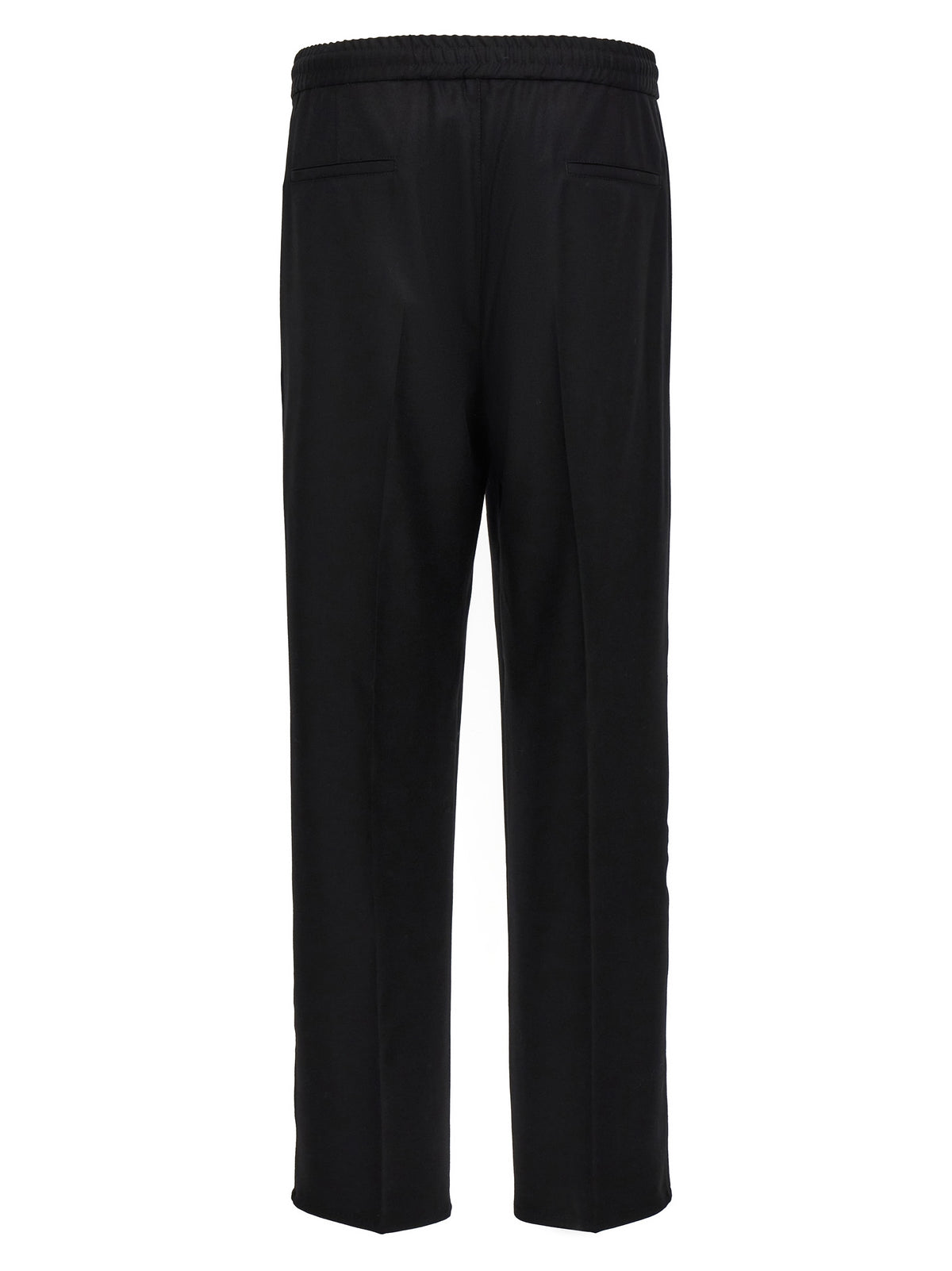 Brunello Cucinelli Black Wool Casual Pants