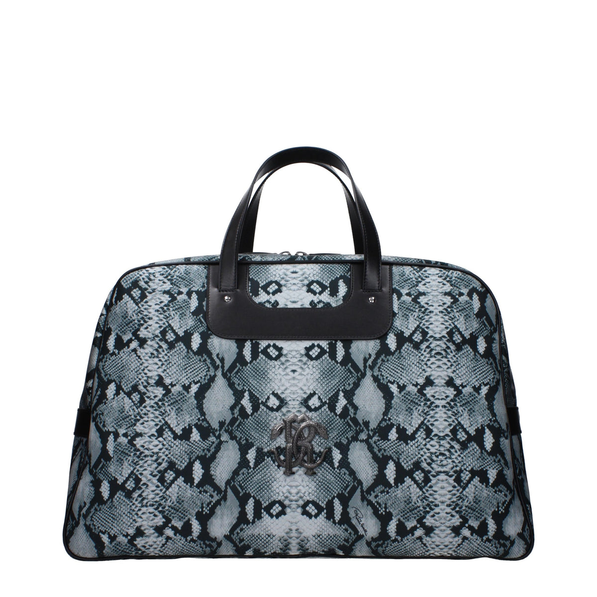 Roberto Cavalli Gray Fabric Luggage And Travel