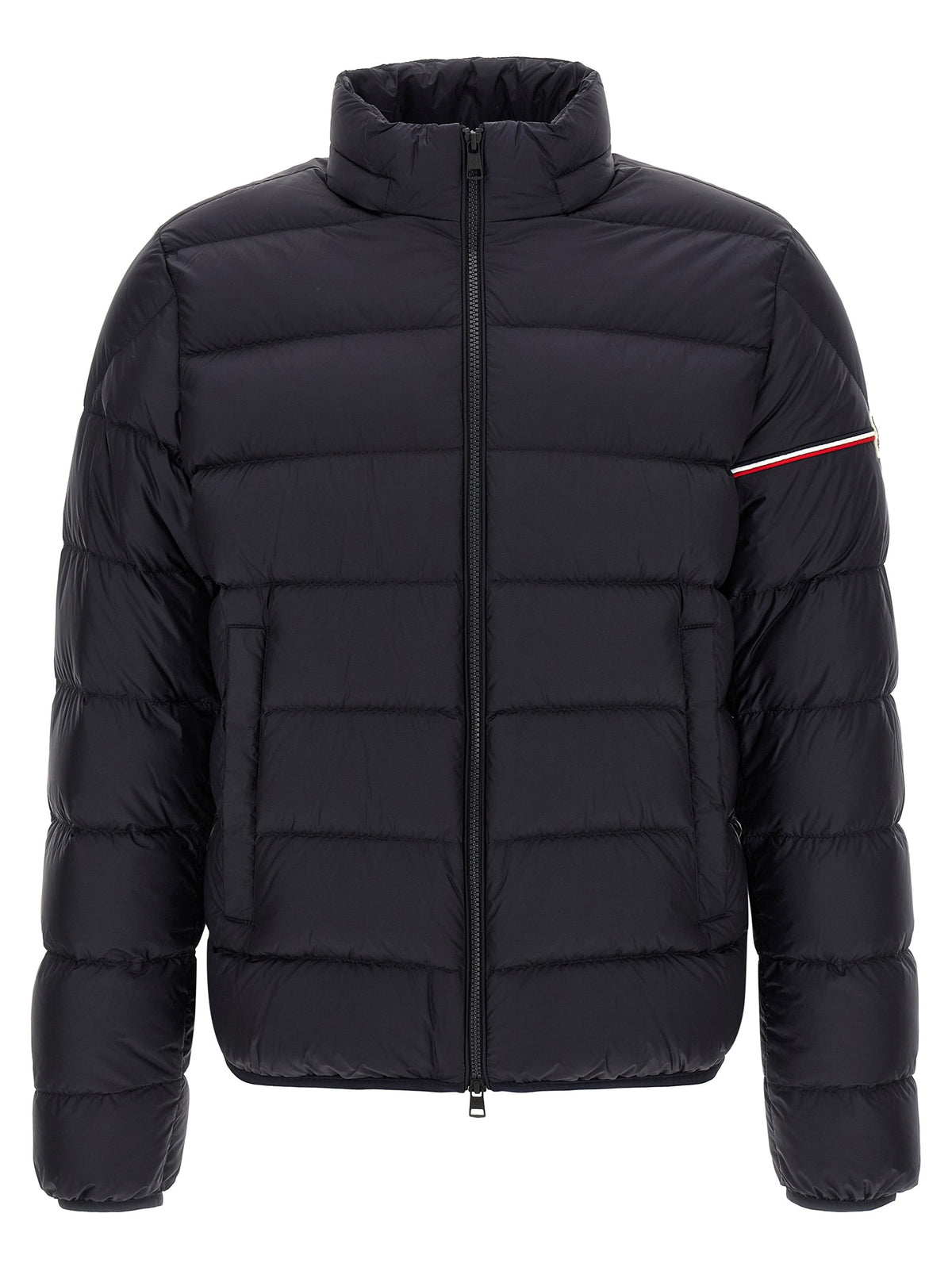 Moncler Blue Polyamide Full-Length Jacket