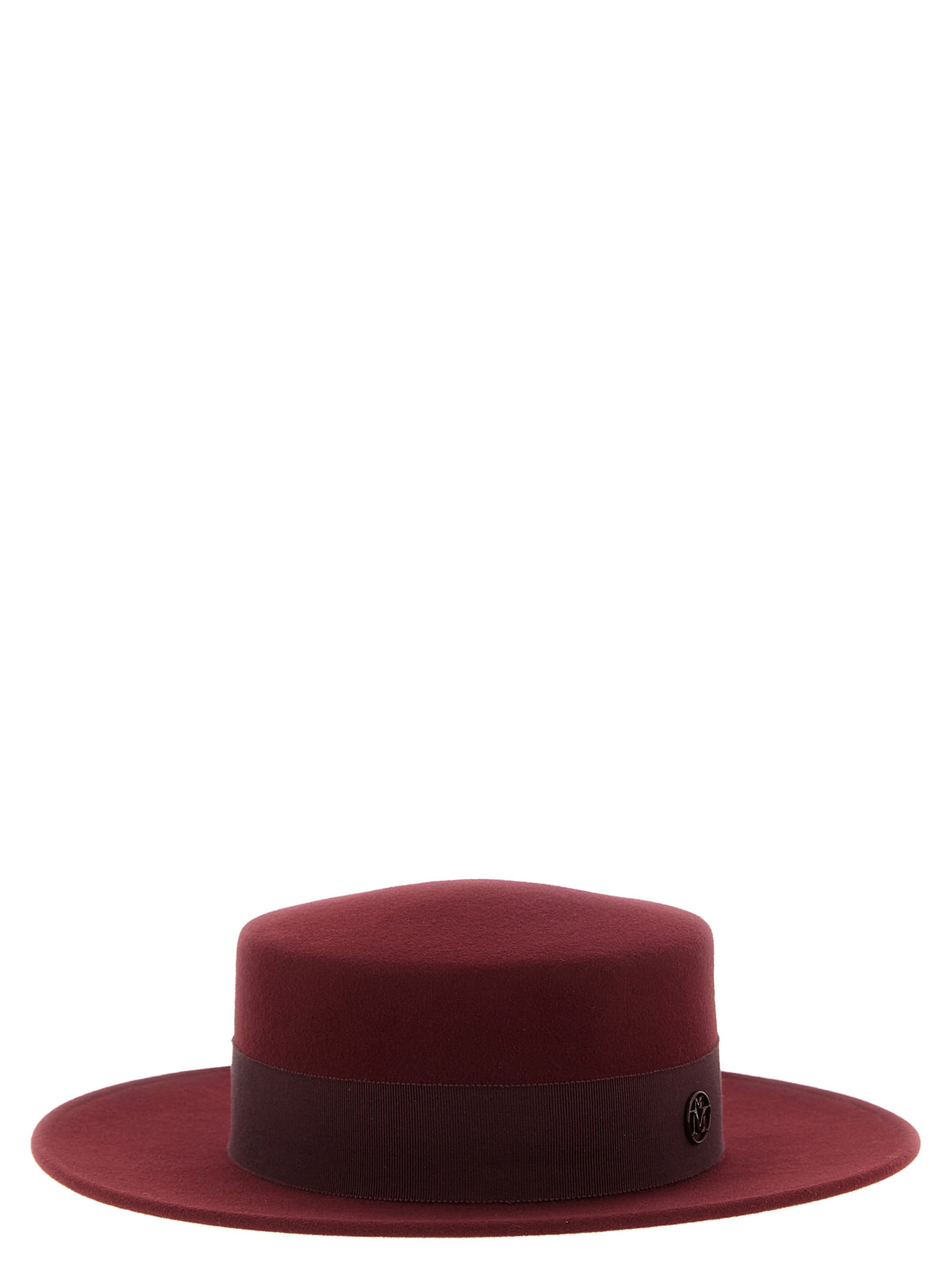 Maison Michel Bordeaux Wool Hat