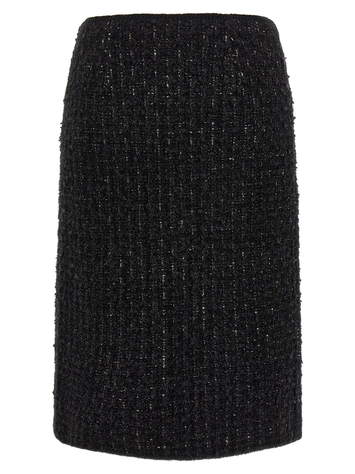 Tory Burch Black Viscose Long Skirt