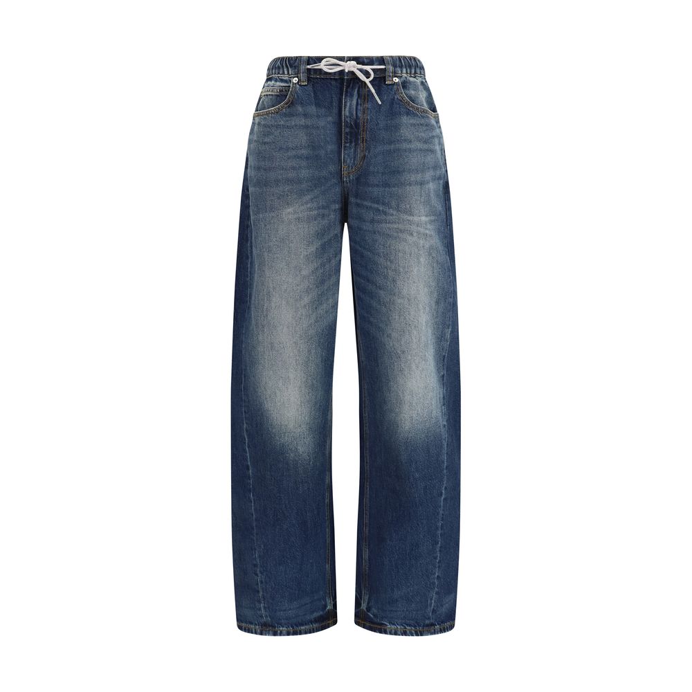 Alexander Wang Blue Cotton Jeans Denim