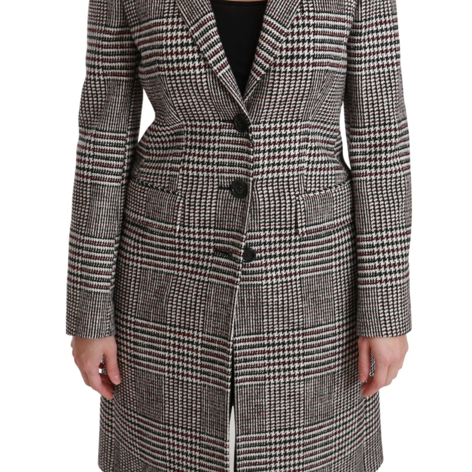 Dolce & Gabbana Multicolor Trench Knee Long Jacket Coat