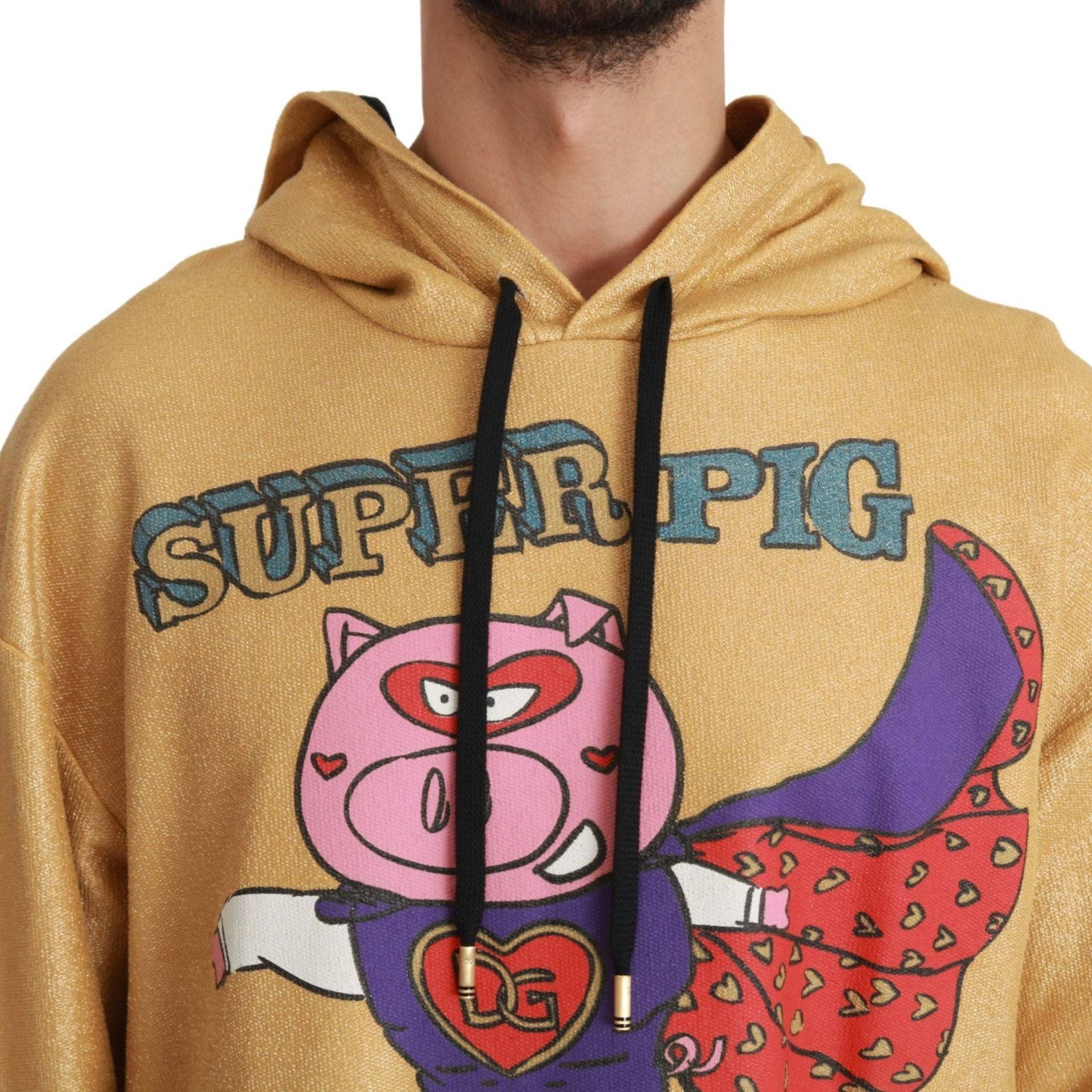 Dolce & Gabbana Gold Pig of the Year Hooded Sweater