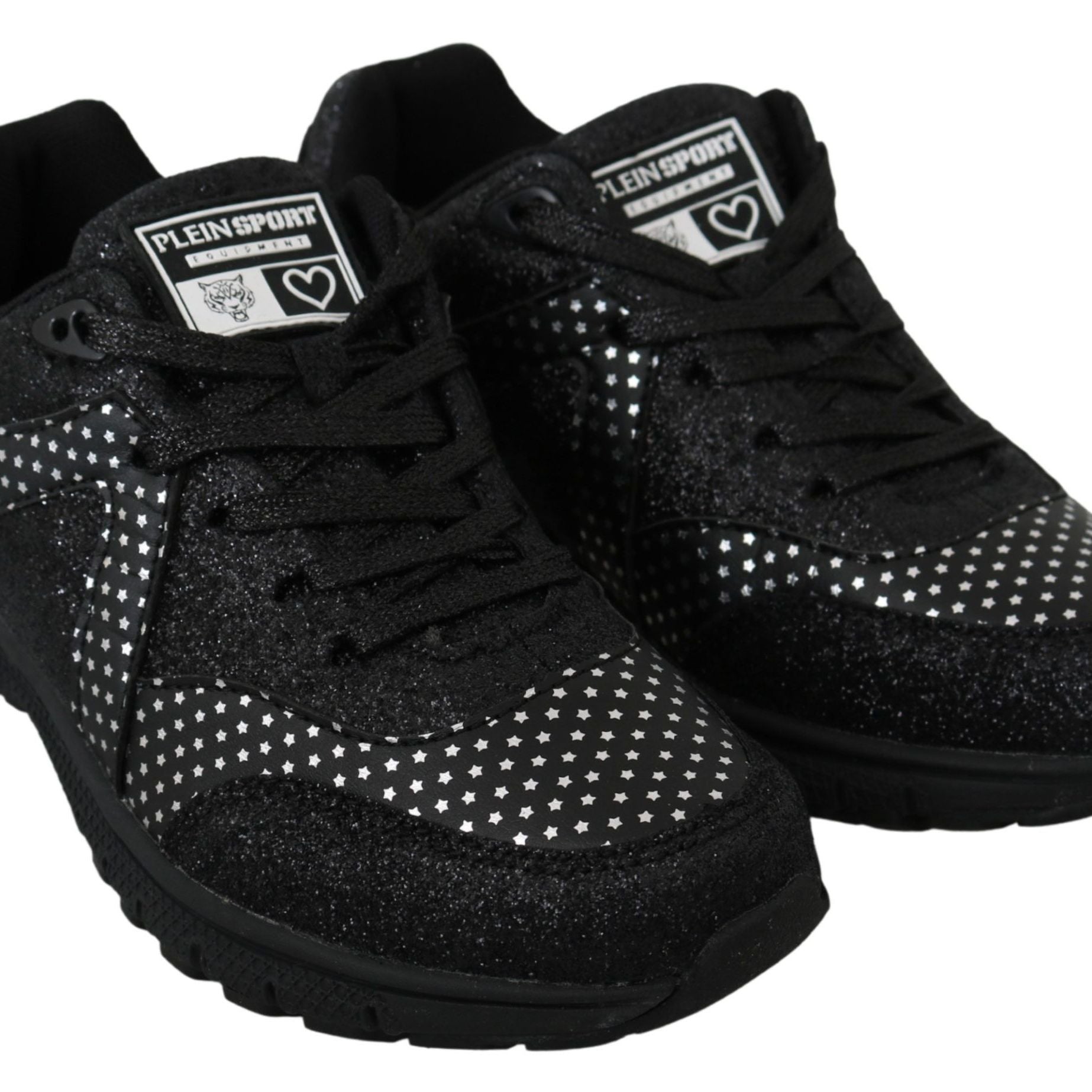 Philipp Plein Black Running Jasmines Sneakers Shoes