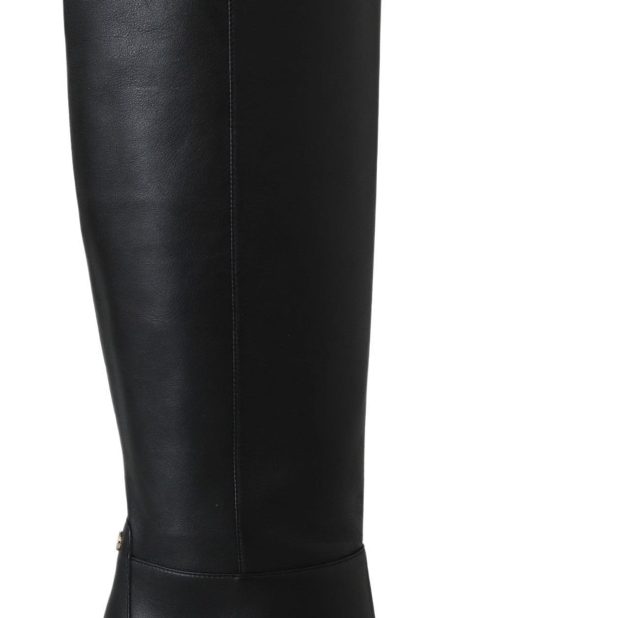 Jimmy Choo Black Leather Madalie 80 Boots Shoes