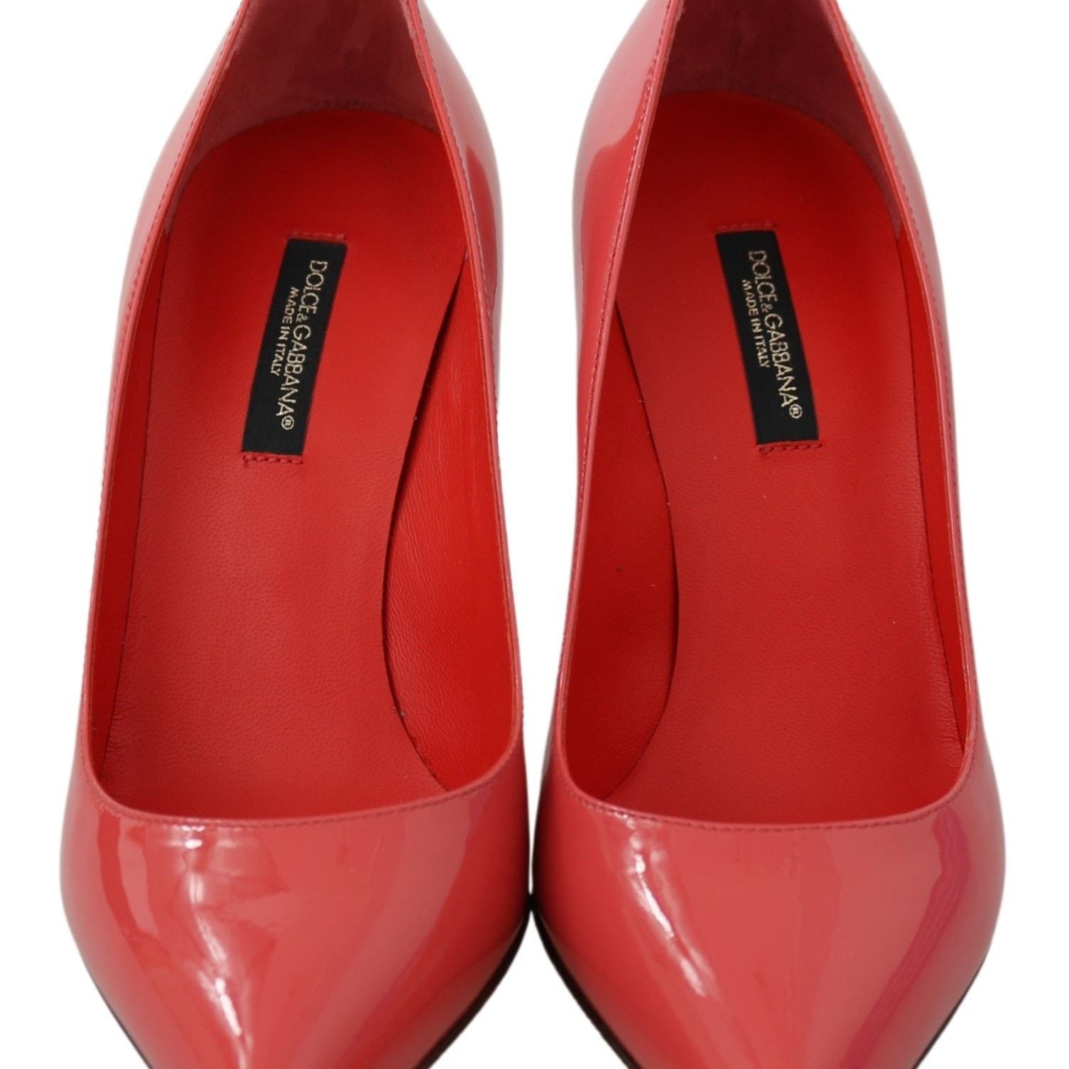 Dolce & Gabbana Dark Pink Patent Leather Heels Pumps