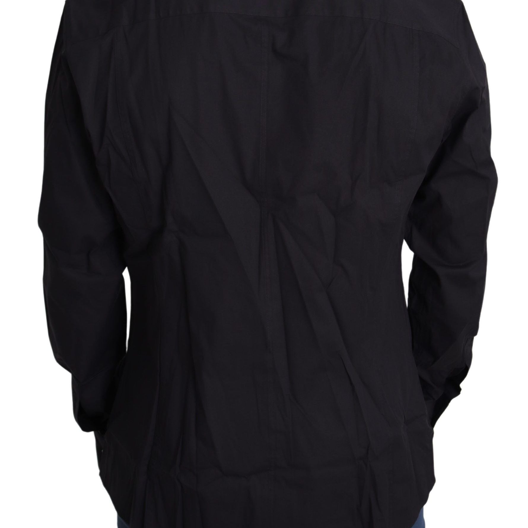 Dolce & Gabbana Black Cotton Stretch Dress SICILIA Shirt