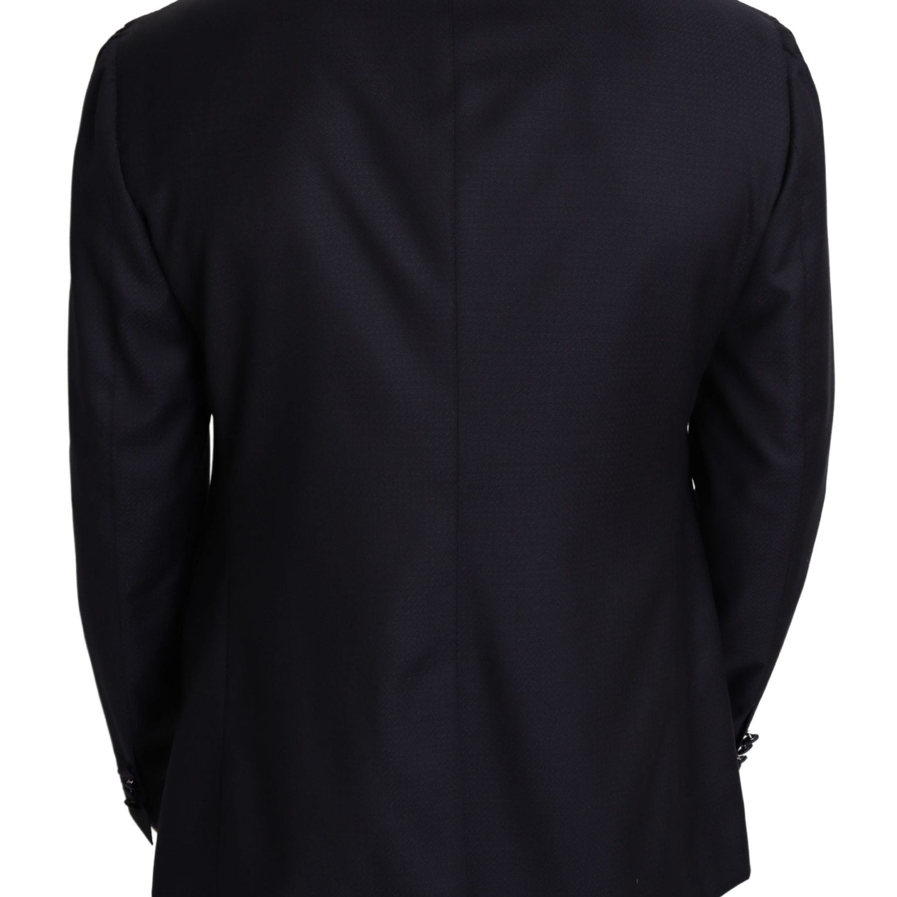 Dolce & Gabbana Black Wool Single Breasted NAPOLI Blazer