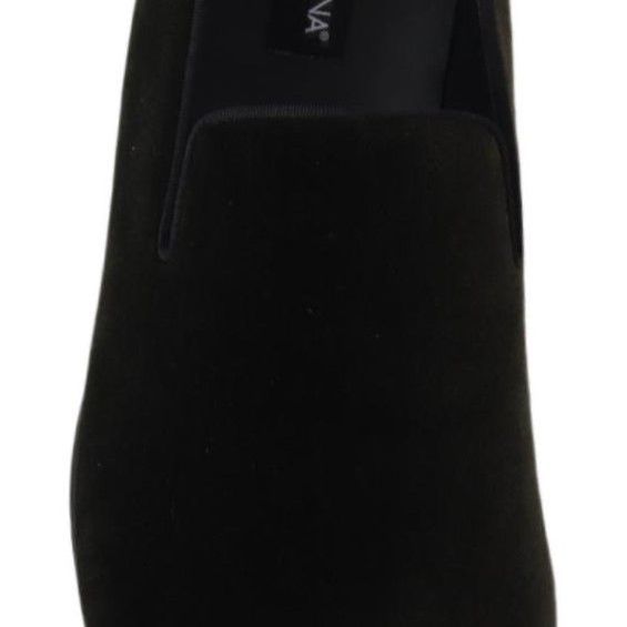 Dolce & Gabbana Green Velvet Slip On Mens Loafers Shoes