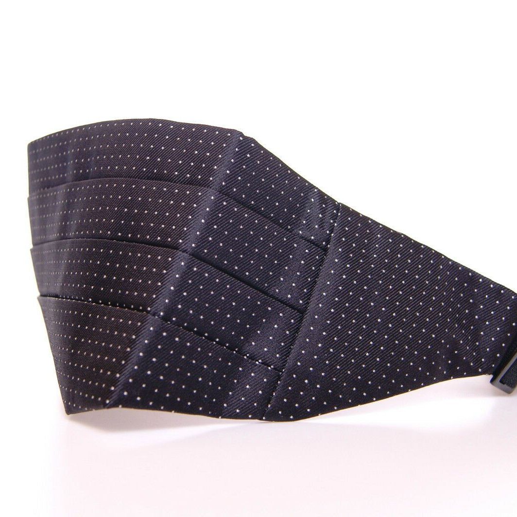 Dolce & Gabbana Black Waist Smoking Tuxedo Cummerbund Belt