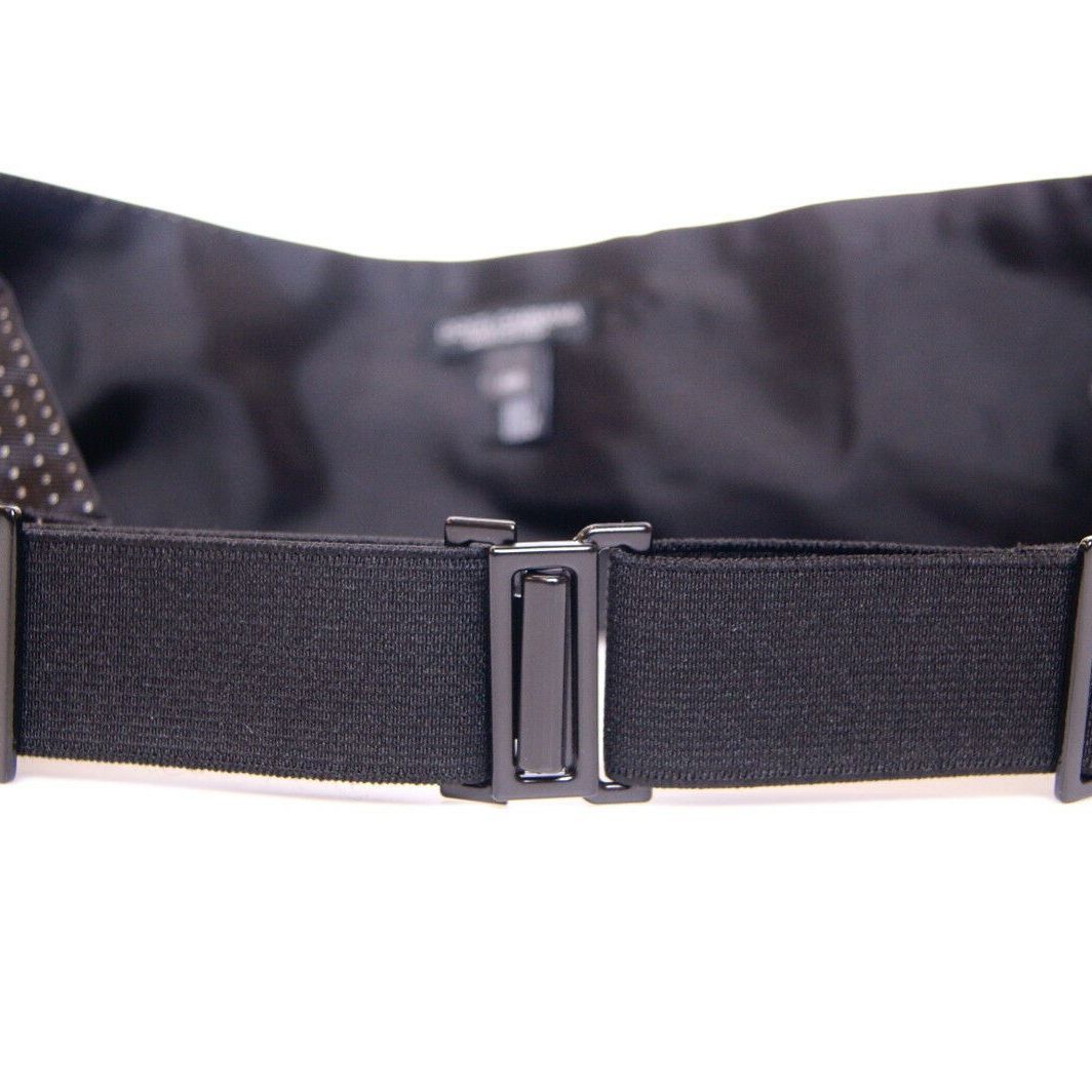 Dolce & Gabbana Black Waist Smoking Tuxedo Cummerbund Belt