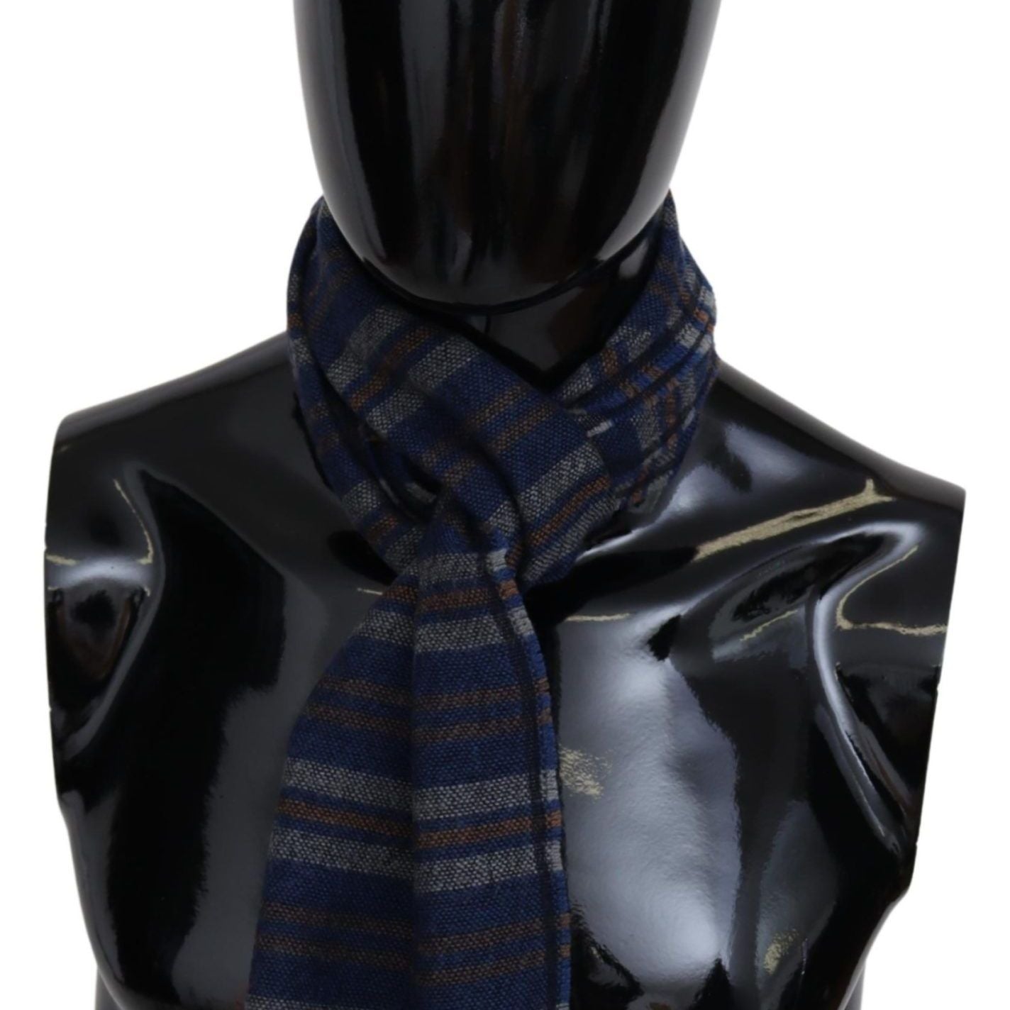 Missoni Multicolor Wool Striped Unisex Neck Wrap Shawl