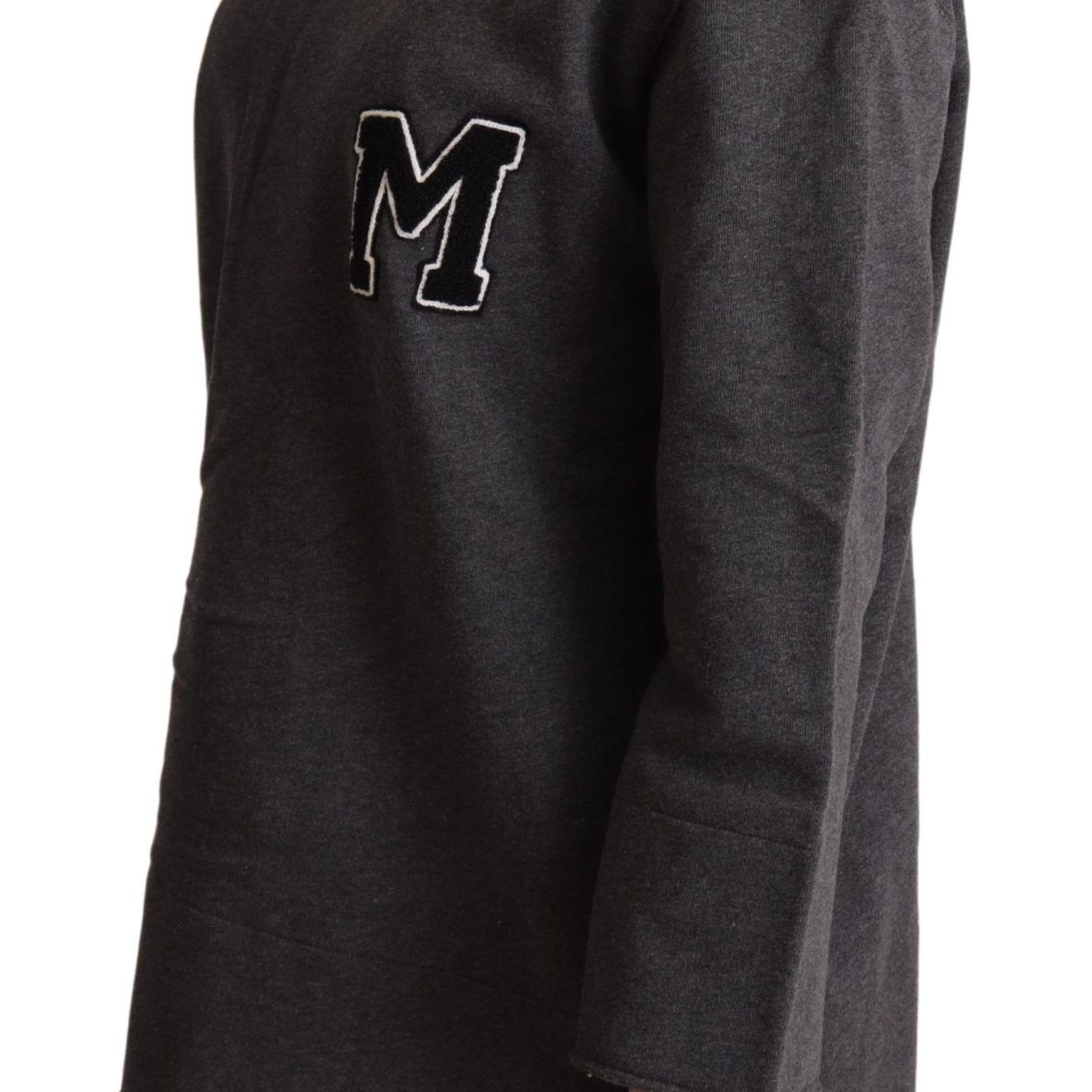 Dolce & Gabbana Gray Embroidered Women Pullover Sweater