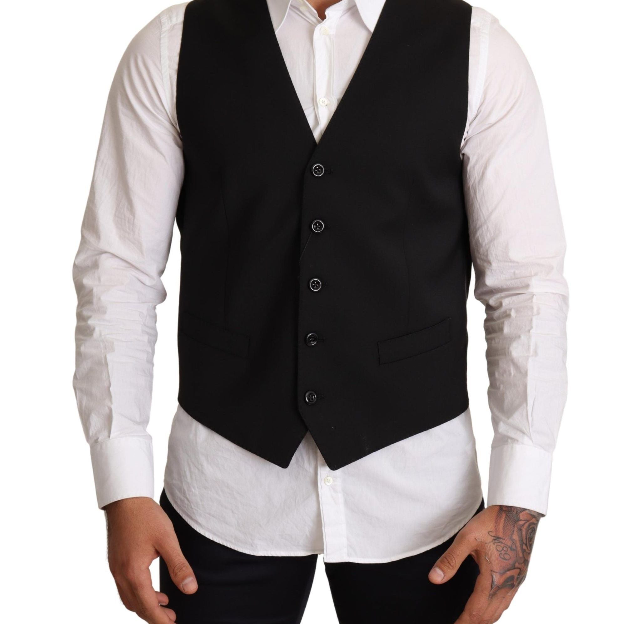 Dolce & Gabbana Black Formal dress Vest
