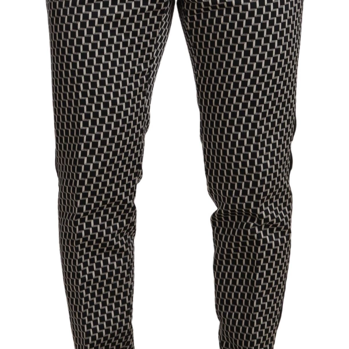 Dolce & Gabbana Dark Gray Check 3 Piece Set MARTINI Suit