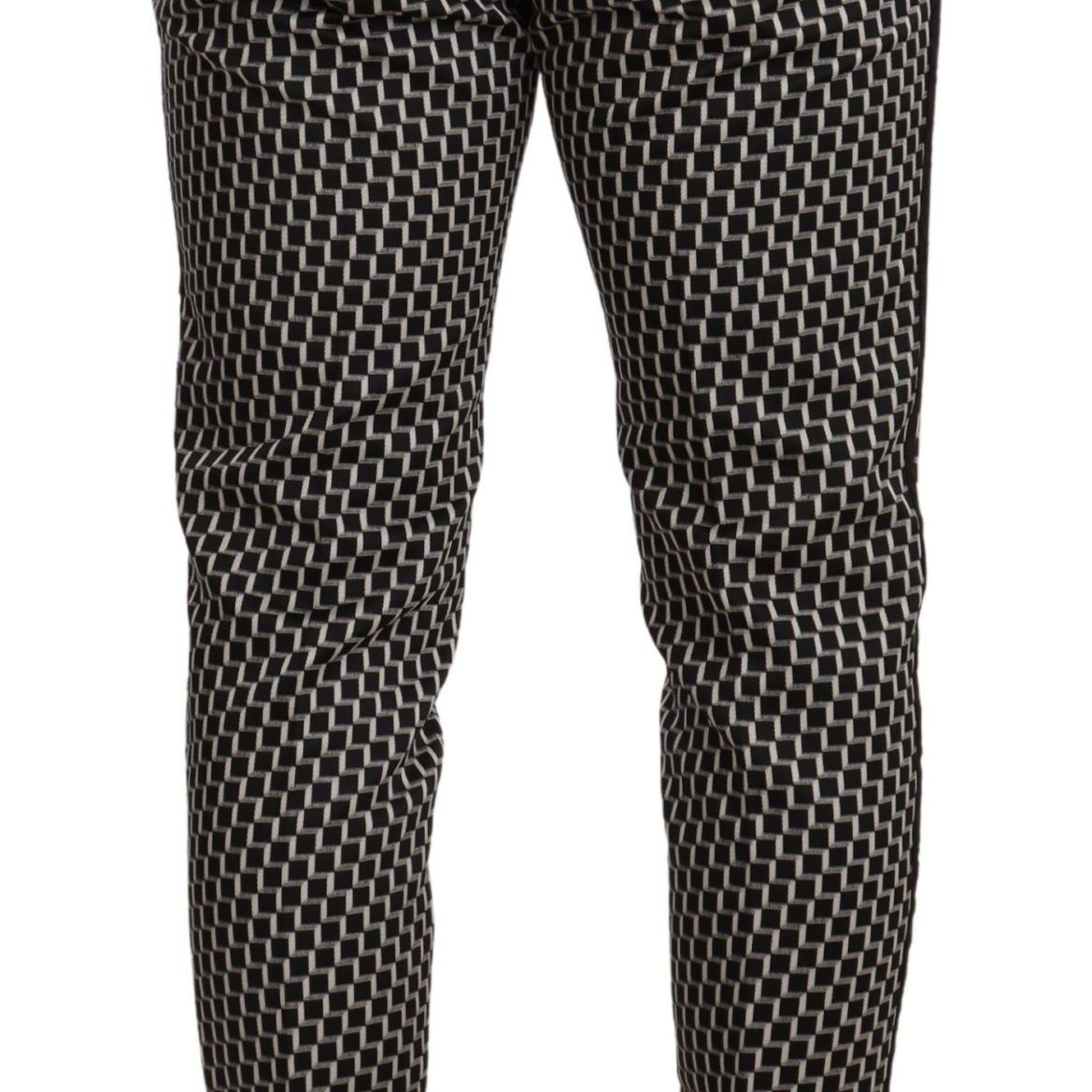 Dolce & Gabbana Dark Gray Check 3 Piece Set MARTINI Suit