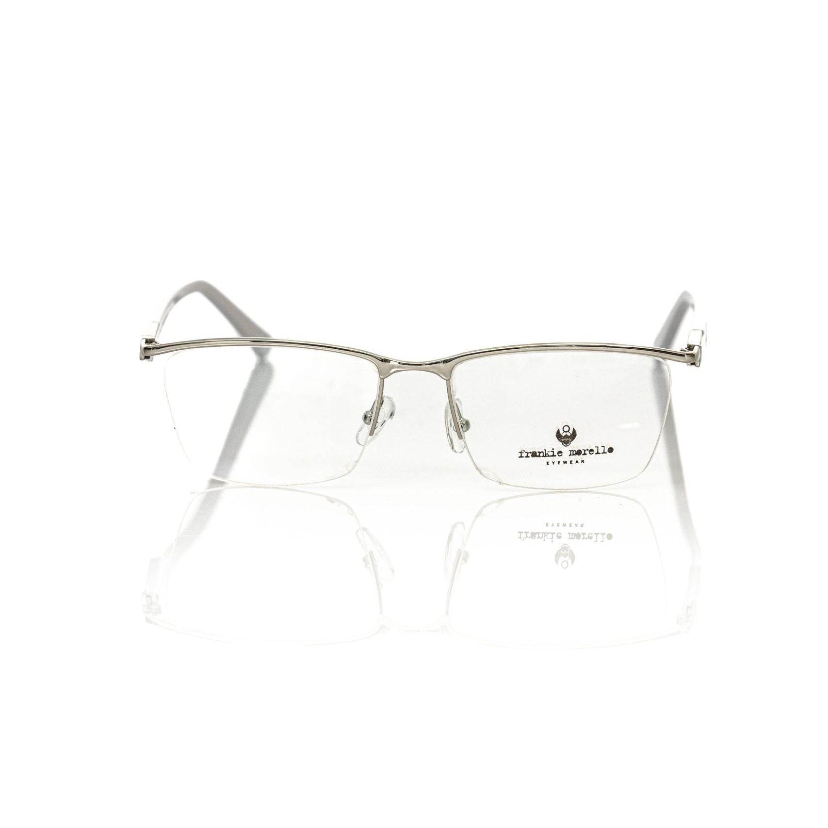 Frankie Morello Silver Metallic Men Frame
