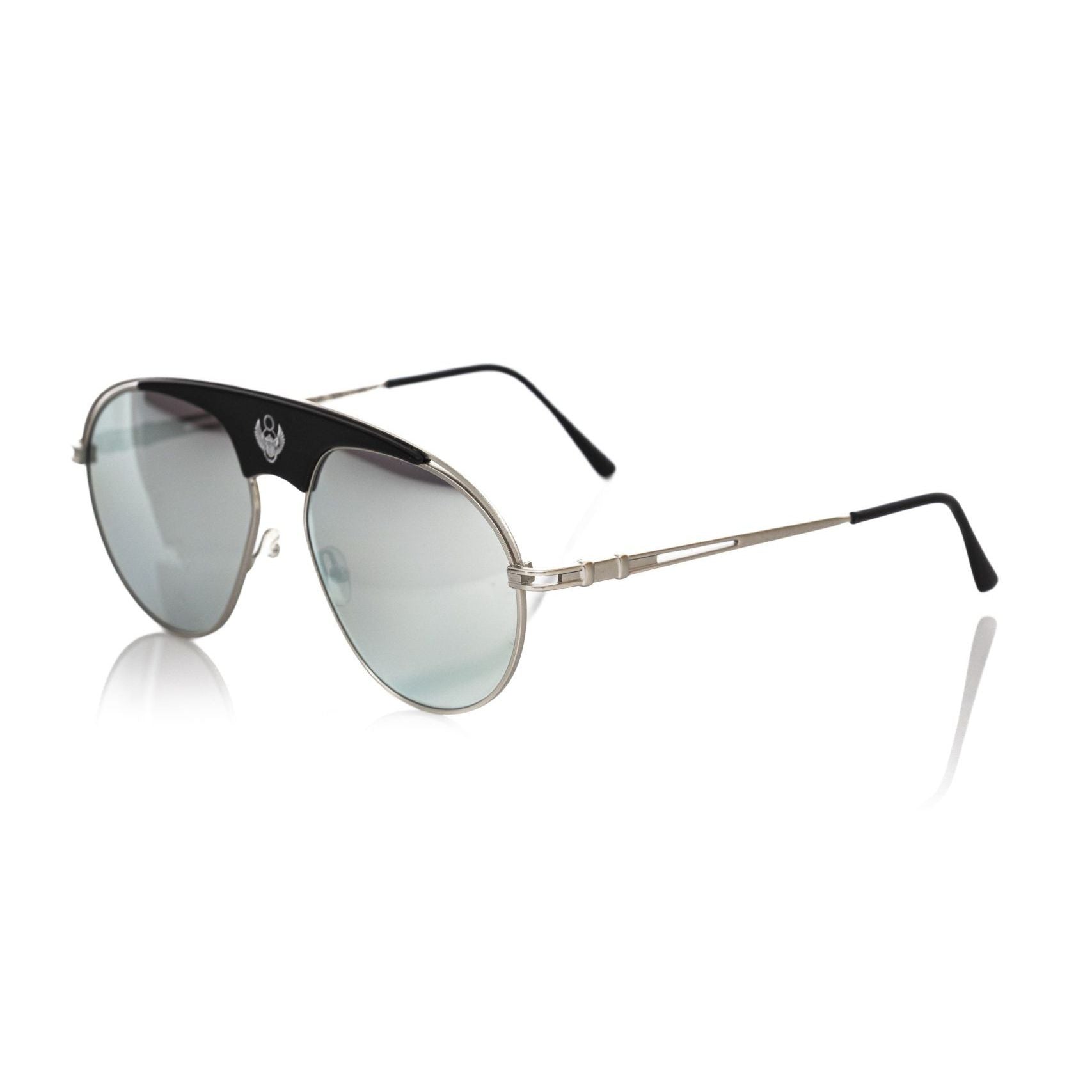 Frankie Morello Multicolor Metallic Fibre Men Sunglass
