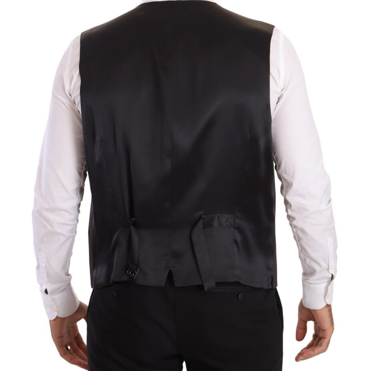 Dolce & Gabbana Gray Double Breasted 2 Piece SICILIA Blazer