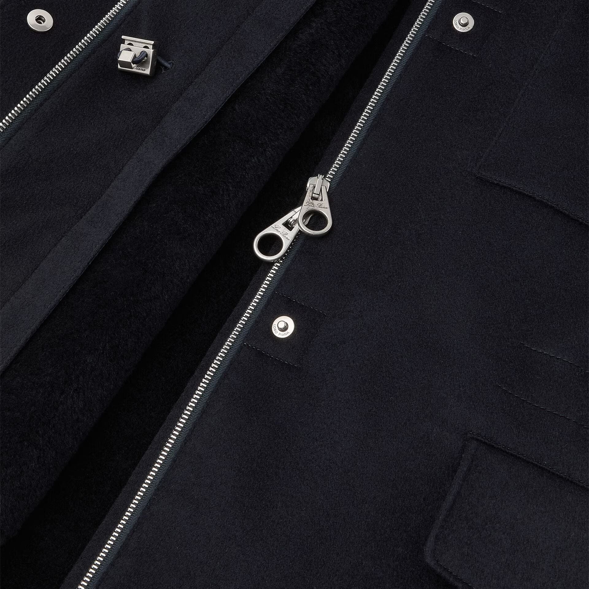 Loro Piana Traveller Field Jacket in Cashmere - Storm System®