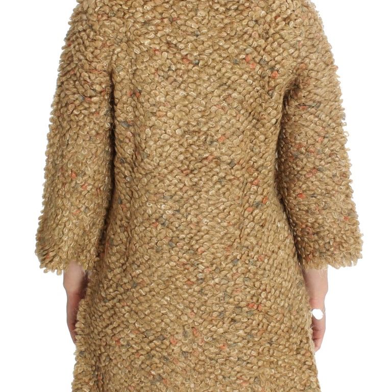PINK MEMORIES Beige Wool Blend Cape Sweater