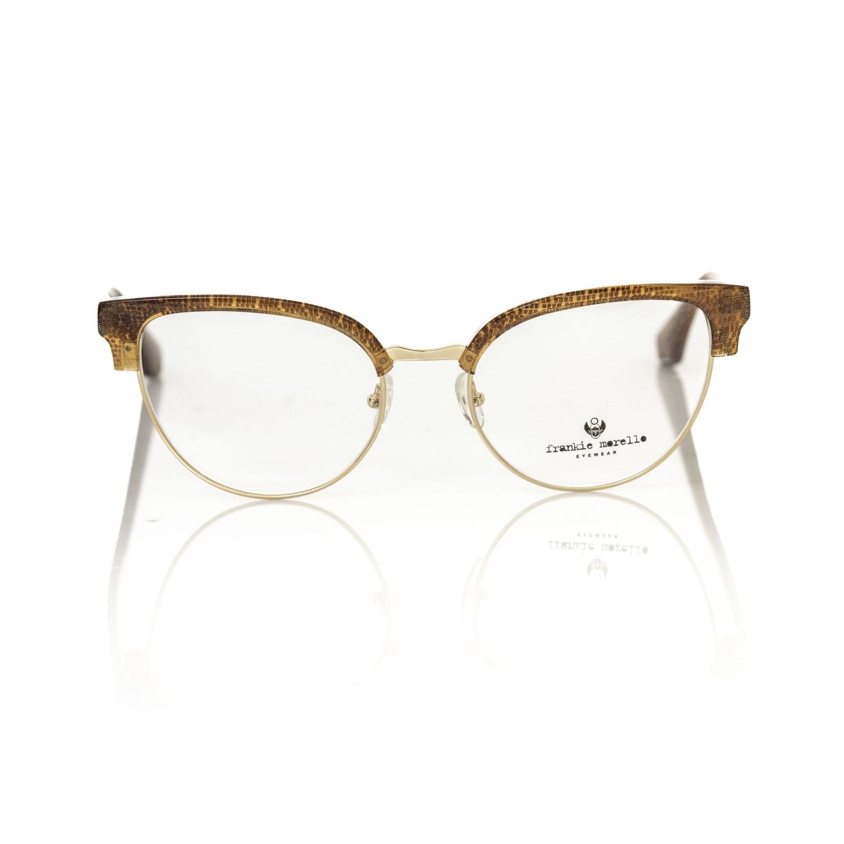 Frankie Morello Brown Metallic Fibre Women Frame