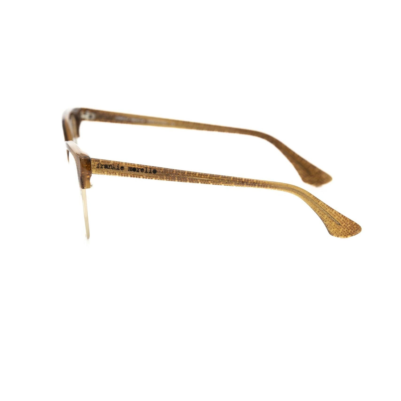 Frankie Morello Brown Metallic Fibre Women Frame