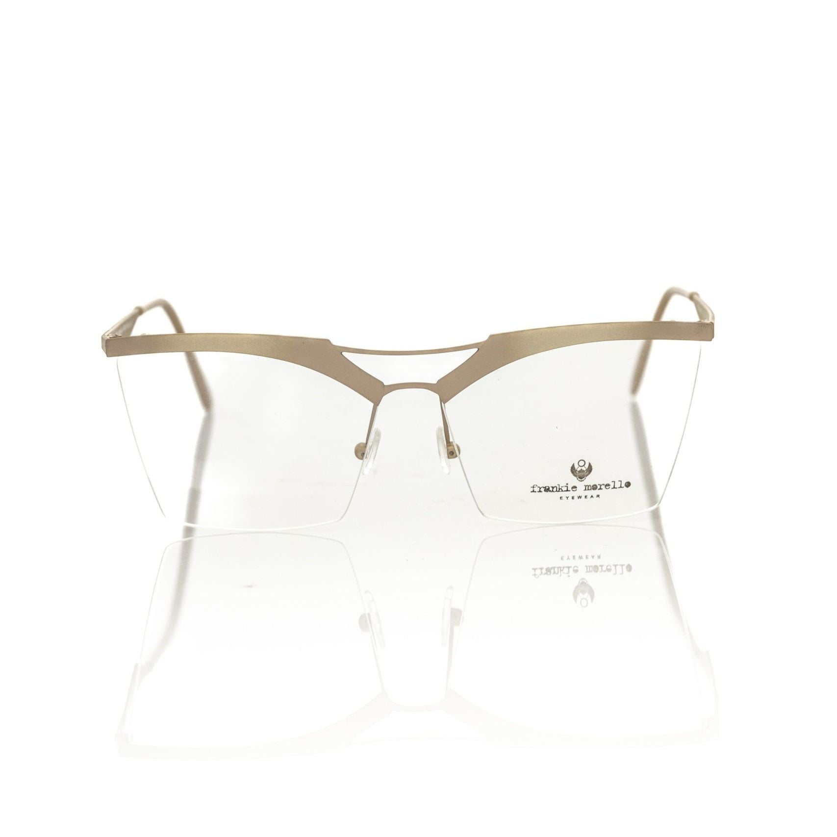 Frankie Morello Brown Metallic Women's Eyeglass Frame