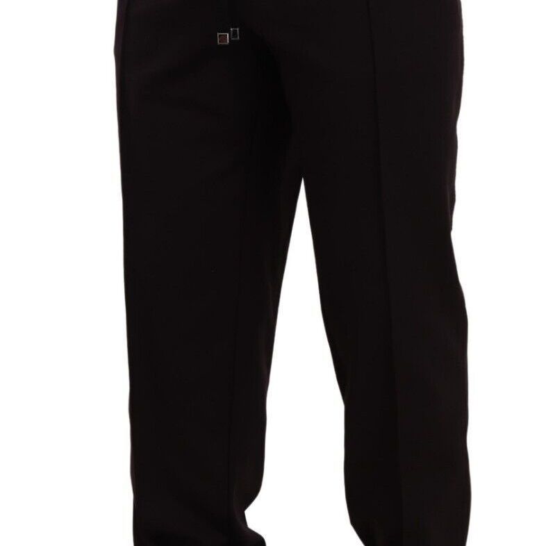 Dolce & Gabbana Bordeaux Cotton Mens Skinny Trouser Pants