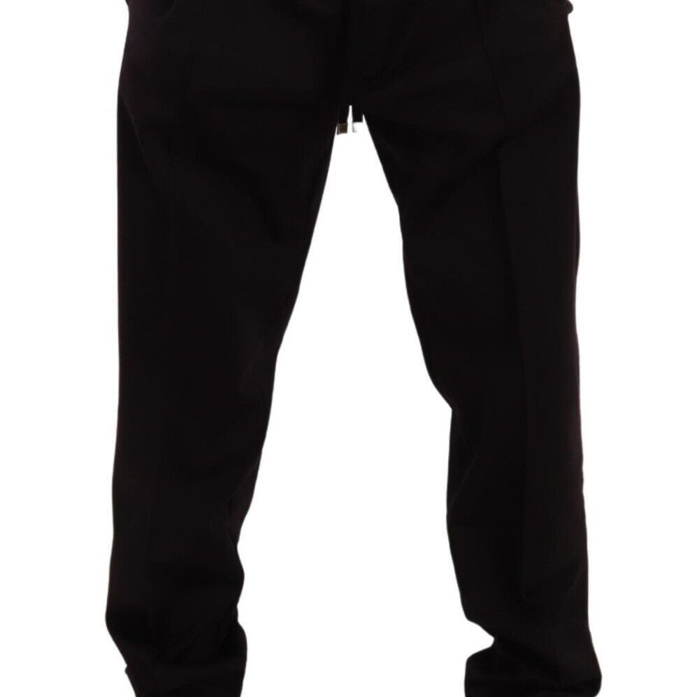Dolce & Gabbana Bordeaux Cotton Mens Skinny Trouser Pants