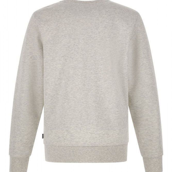 Hugo Boss Grey Cotton Logo Details Sweatshirt