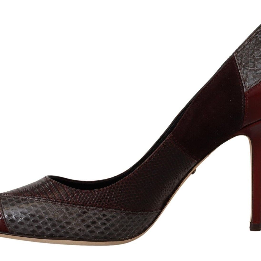 Dolce & Gabbana Multicolor Exotic Leather Heels Pumps Shoes
