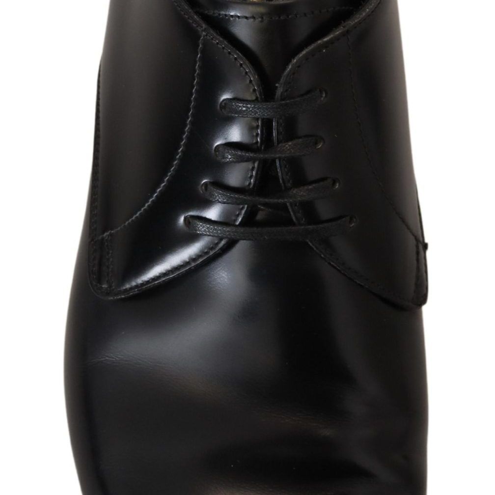 Dolce & Gabbana Black Leather Formal Dress Shoes