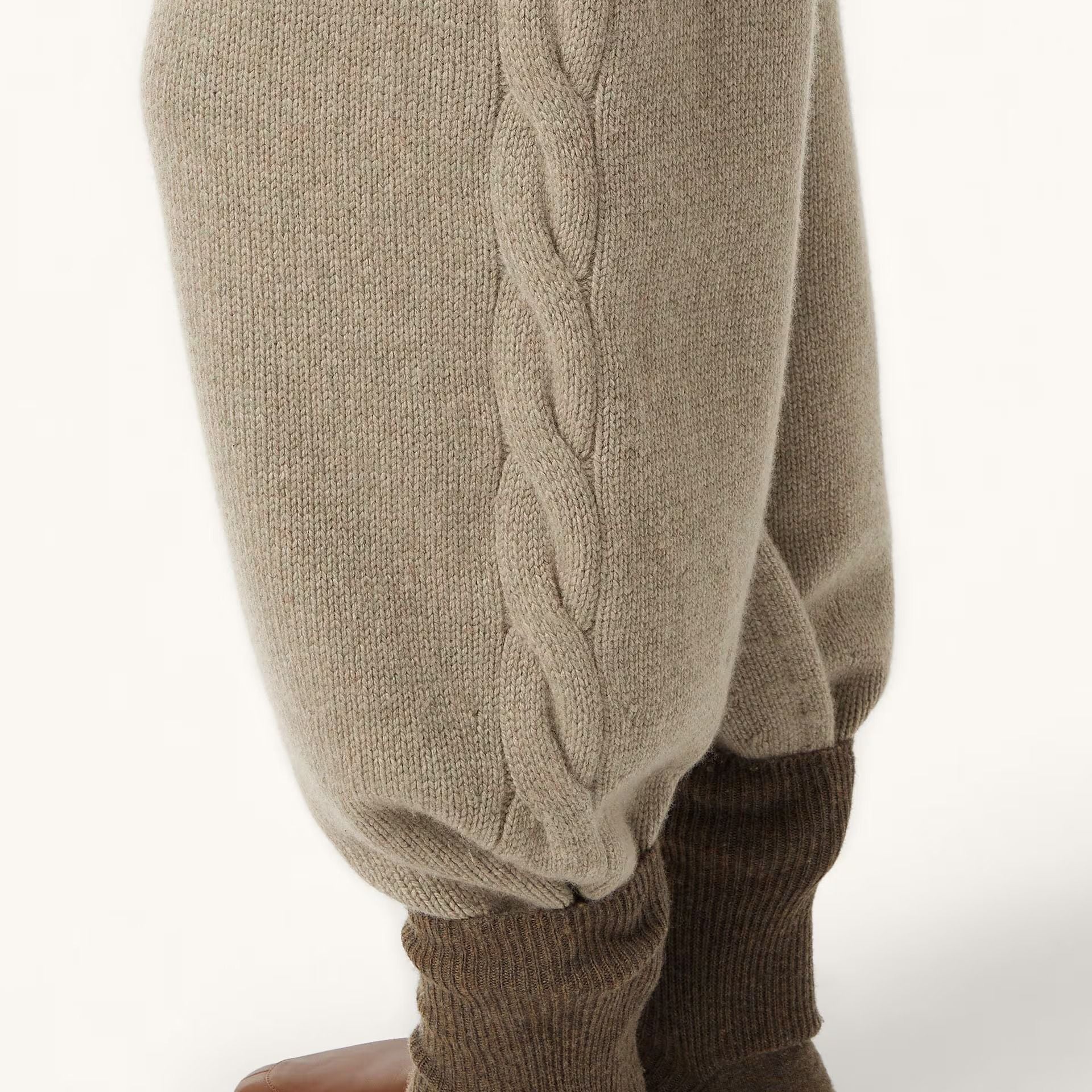 Loro Piana Napier Trousers in Baby Cashmere - Coarsehair