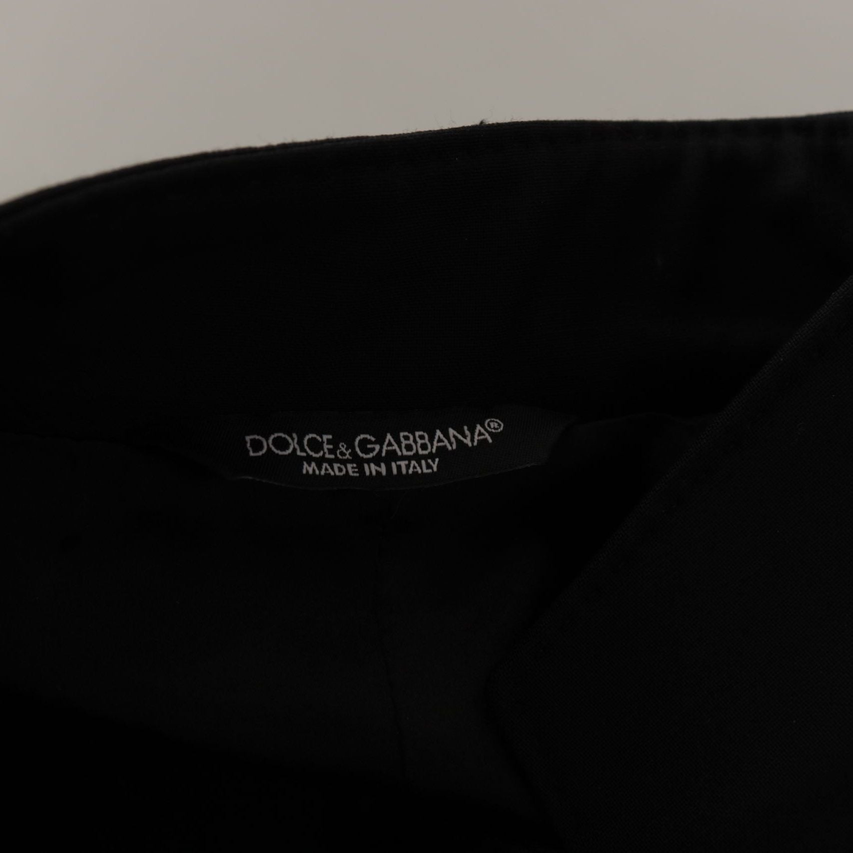 Dolce & Gabbana Black Wool Single Breasted Coat Men Blazer