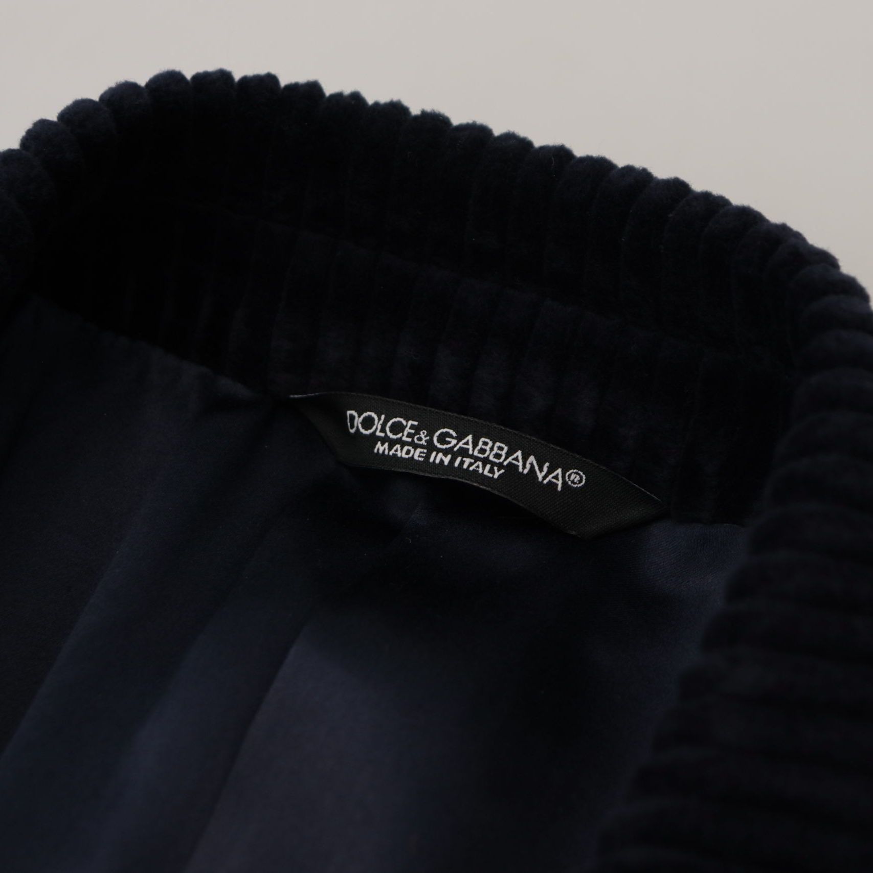 Dolce & Gabbana Black Cotton Cardigan Long Coat Men Jacket