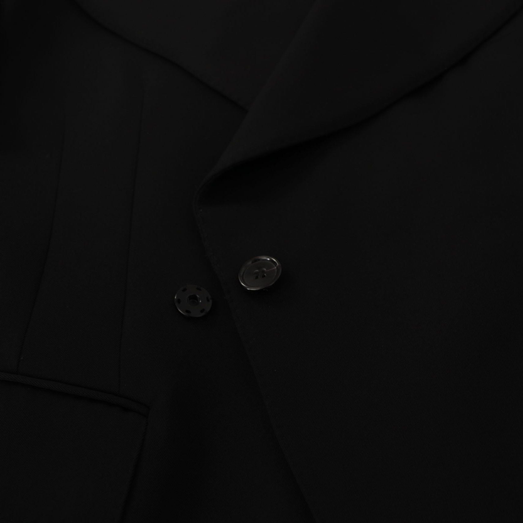 Dolce & Gabbana Black Wool Single Breasted Jacket Blazer