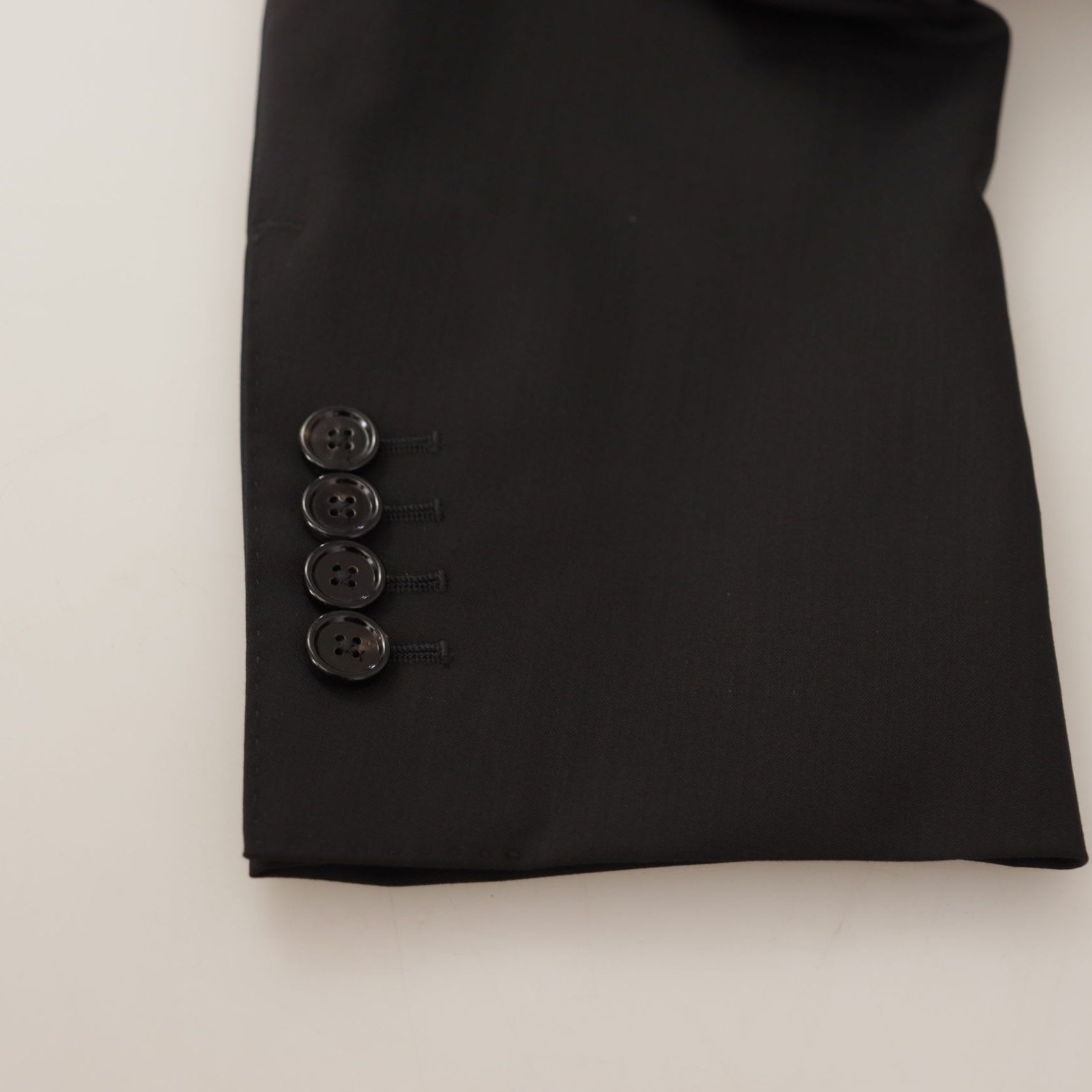 Dolce & Gabbana Black Single Breasted Jacket MARTINI Blazer