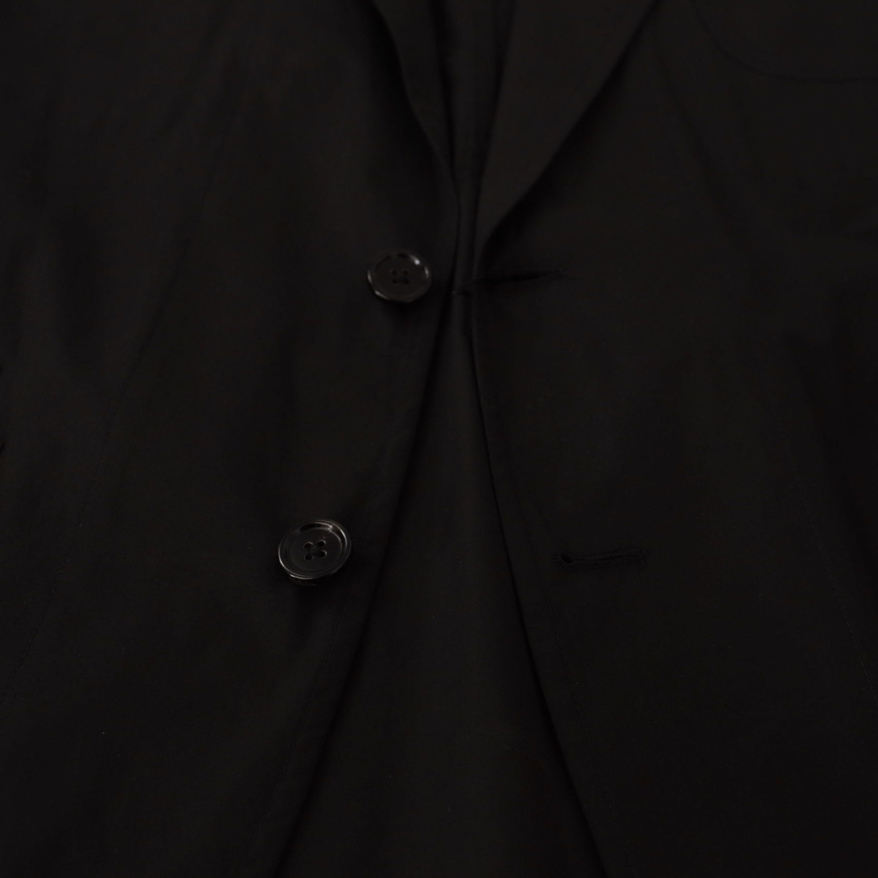 Dolce & Gabbana Black Cotton Single Breasted Blazer Jacket