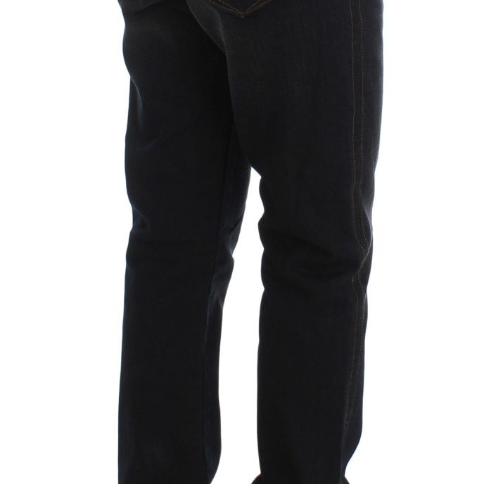 Ermanno Scervino Blue Wash Cotton Boyfriend Jeans
