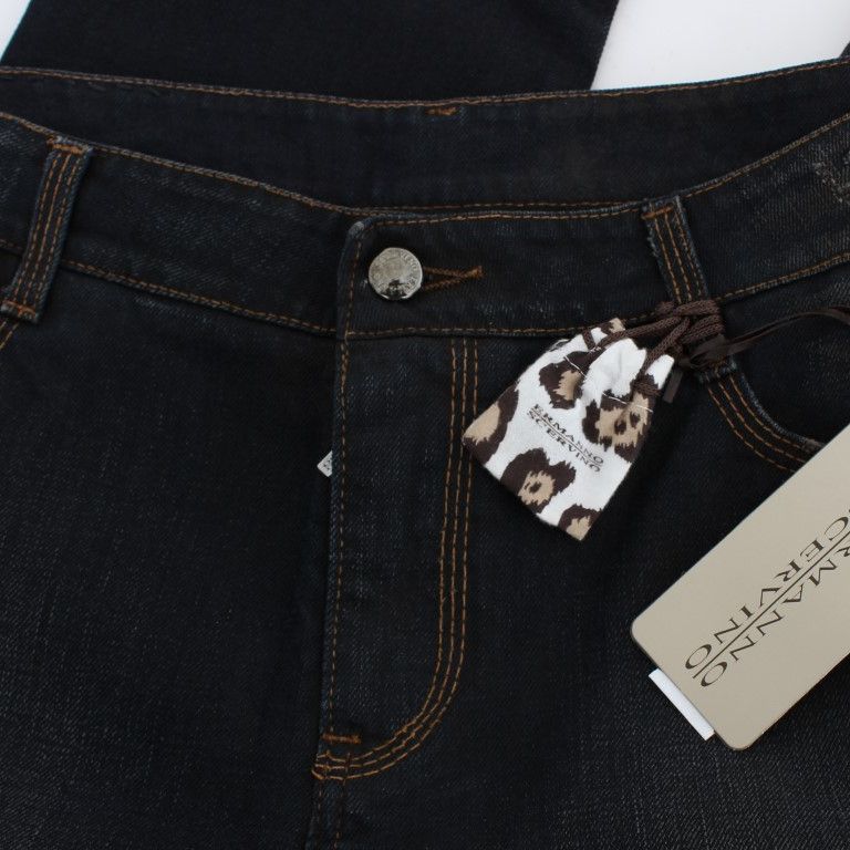 Ermanno Scervino Blue Wash Cotton Boyfriend Jeans