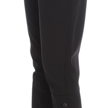 Ermanno Scervino Black Cotton Blend Capri Cropped Pants